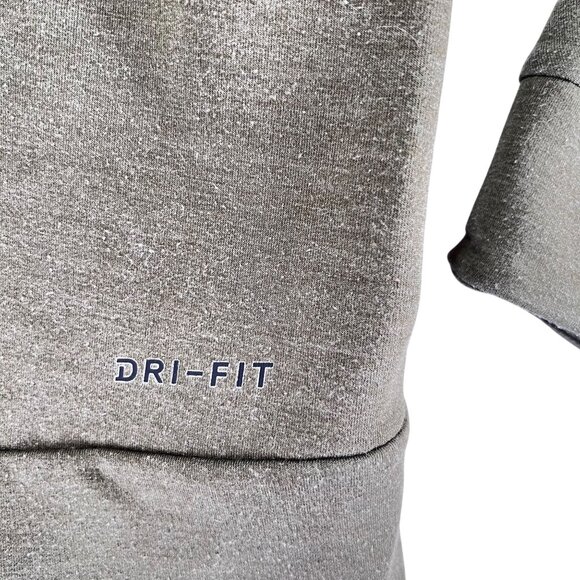 Nike Mens Dri-Fit Full Zip Hoodie Jacket Olive Green Lightweight Pockets XL - Picture 6 of 15